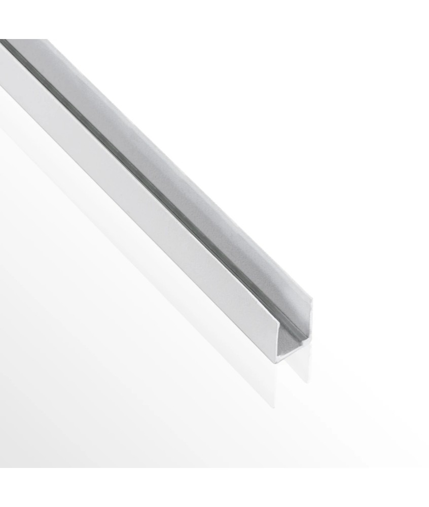 kelvo® NEONPRO KLV-101-0067 Βάση Στήριξης για Neon Flex - Λευκό Ματ - Μ300 x Π0.8 x Υ1.3cm - Πακέτο 5 Τεμαχίων